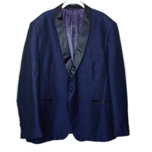 Eleganza Platinum Giorgio Sanetti Mens Tuxedo Dinner Jacket Black Shawl Lapel